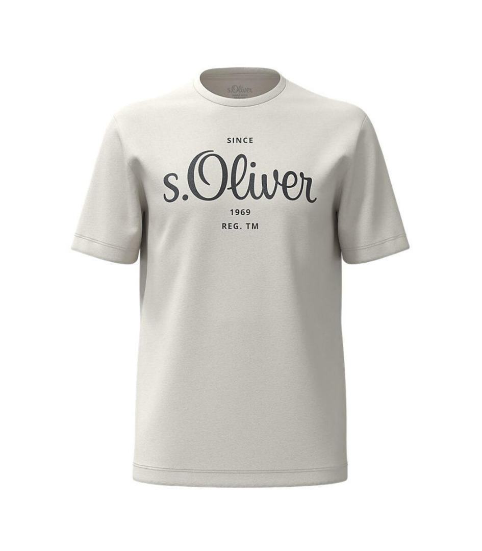 goud Gezamenlijke selectie radicaal S.OLIVER T-Shirt Beige